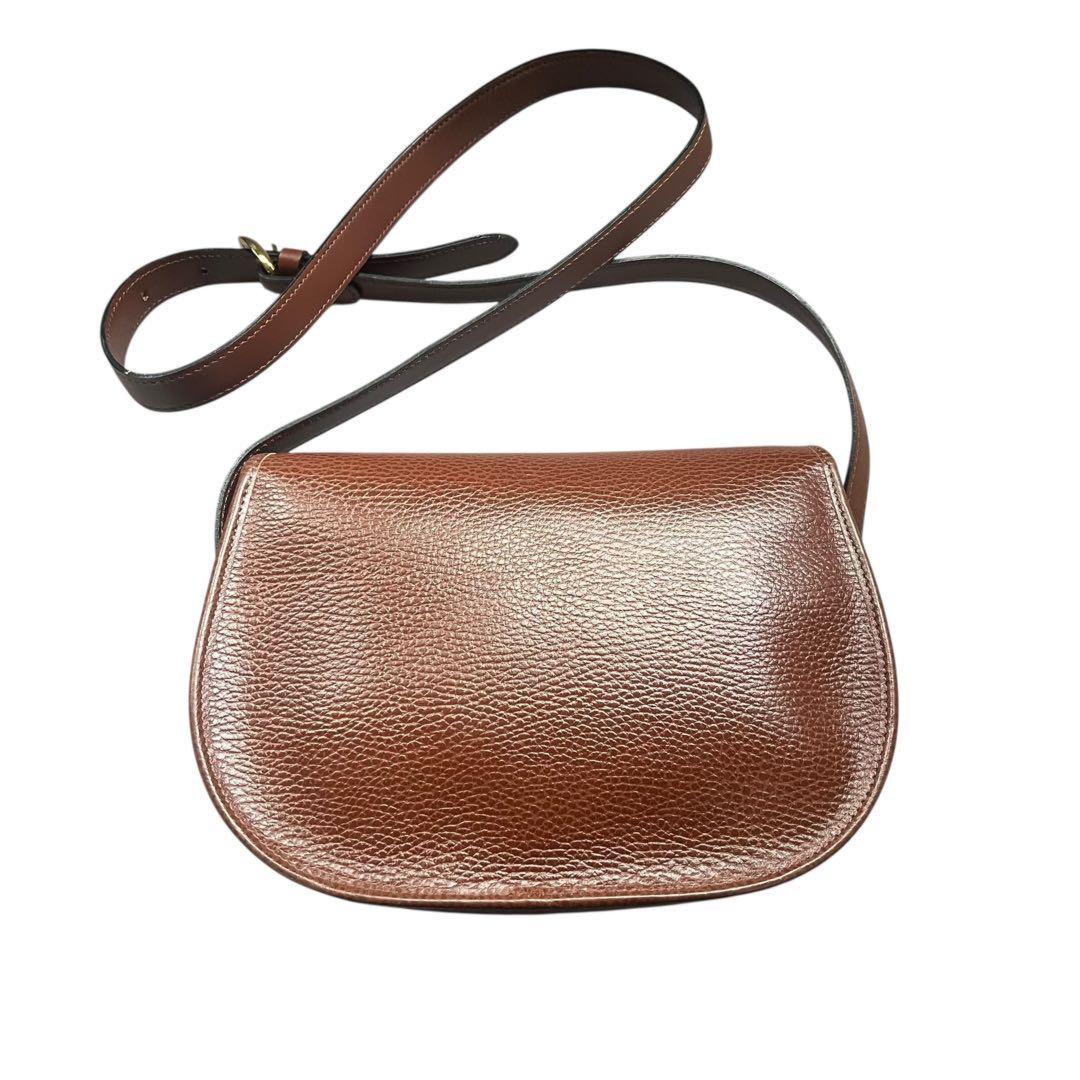 Christian Dior Shoulder Bag Purse CD Leather Authentic