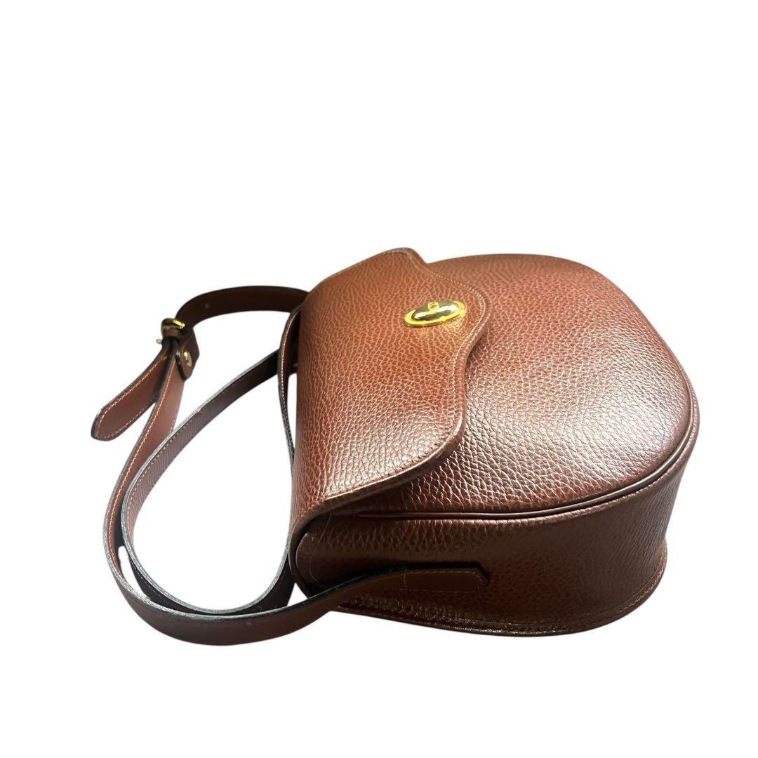 Christian Dior Shoulder Bag Purse CD Leather Authentic