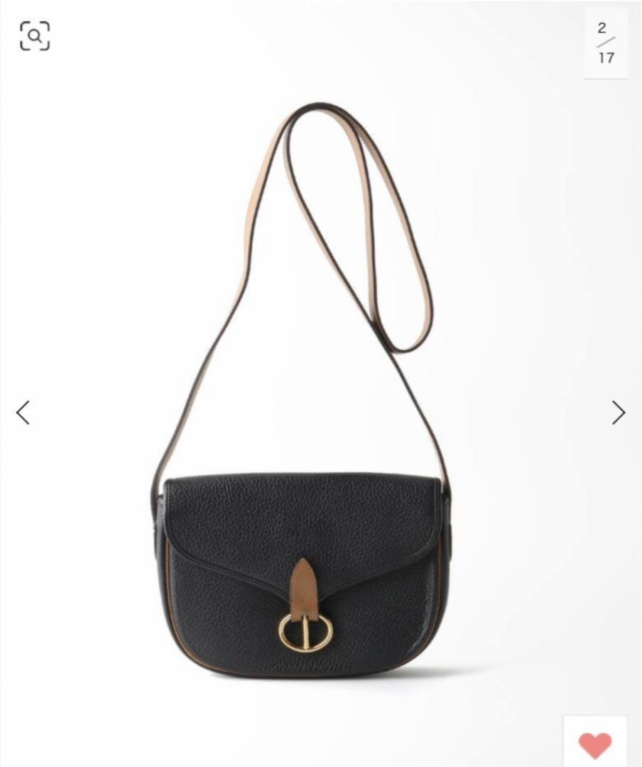 Christian Dior Shoulder Bag Purse CD Black Authentic