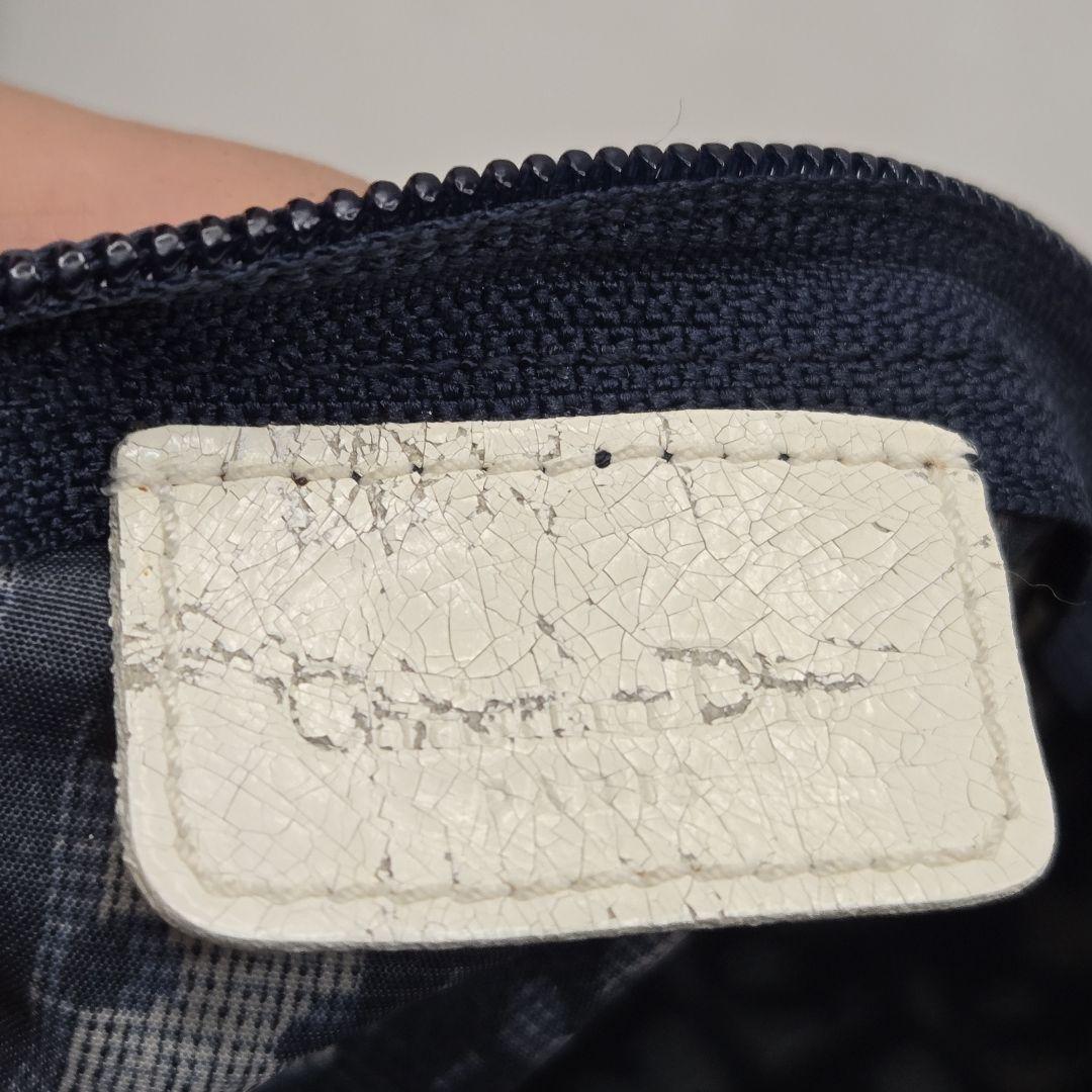 Christian Dior Hand Bag Tote Purse Trotter PVC Authentic