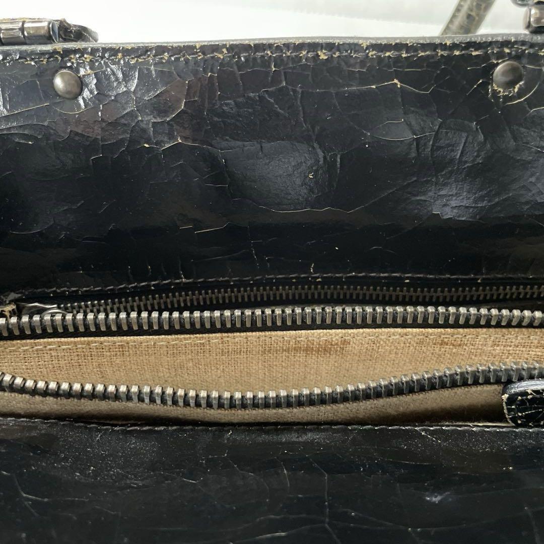 MIU MIU Hand Bag Tote Purse Logo Leather Canvas Authentic