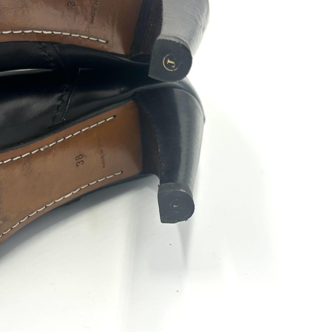 Louis Vuitton Short Boots Shoes EU 38 US 8 Black Authentic