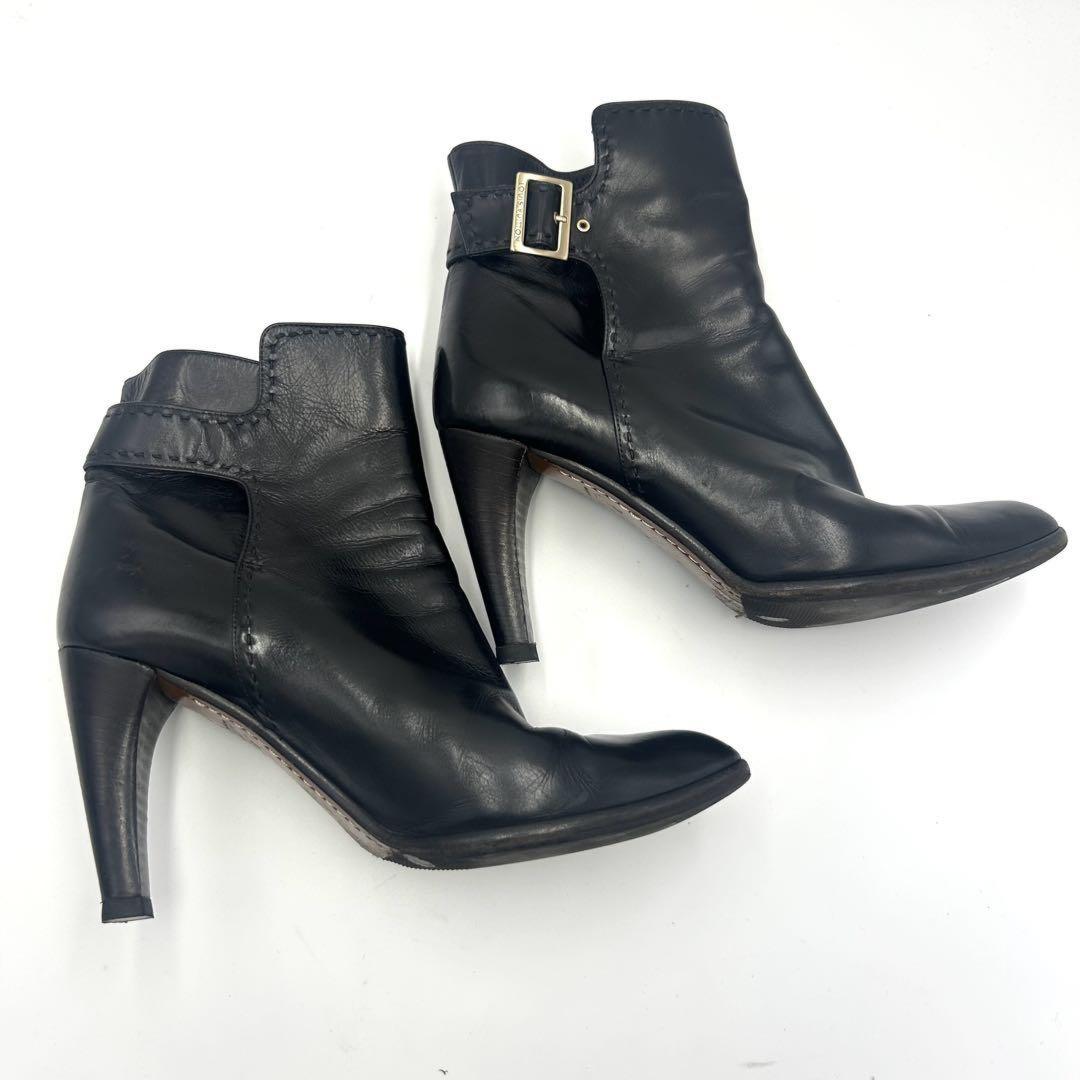 Louis Vuitton Short Boots Shoes EU 38 US 8 Black Authentic