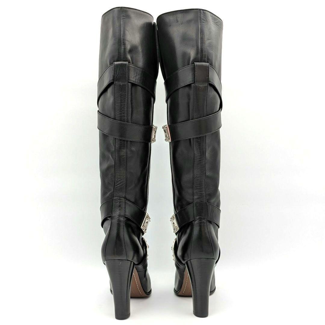 Louis Vuitton Long Boots Shoes EU 35.5 US 5.5 Black Authentic
