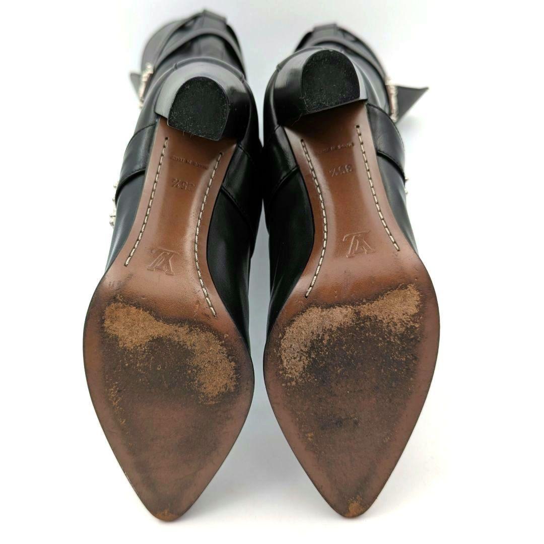 Louis Vuitton Long Boots Shoes EU 35.5 US 5.5 Black Authentic