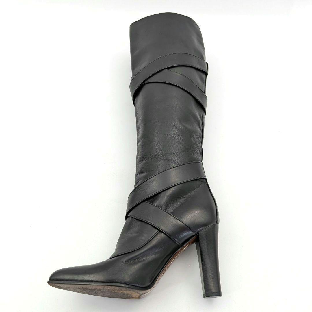 Louis Vuitton Long Boots Shoes EU 35.5 US 5.5 Black Authentic