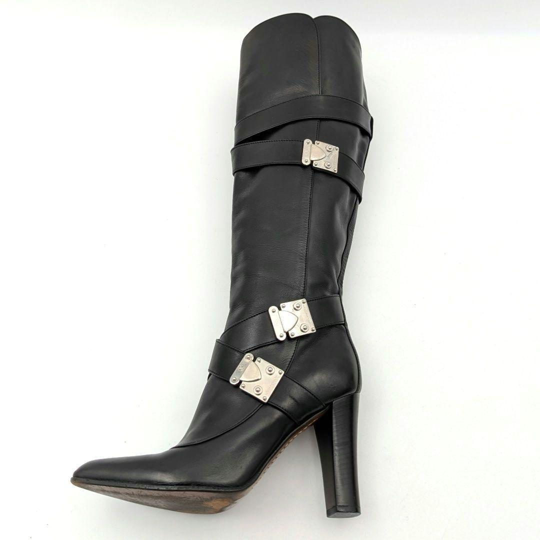 Louis Vuitton Long Boots Shoes EU 35.5 US 5.5 Black Authentic
