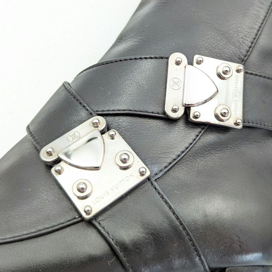 Louis Vuitton Long Boots Shoes EU 35.5 US 5.5 Black Authentic