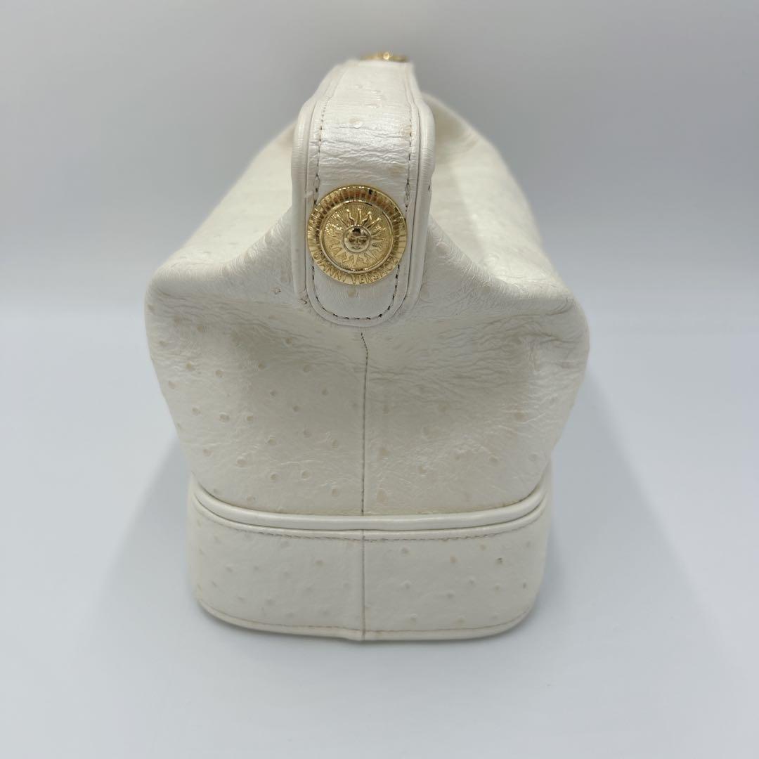 VERSACE Vanity Hand Bag Tote Purse Sunburst Authentic
