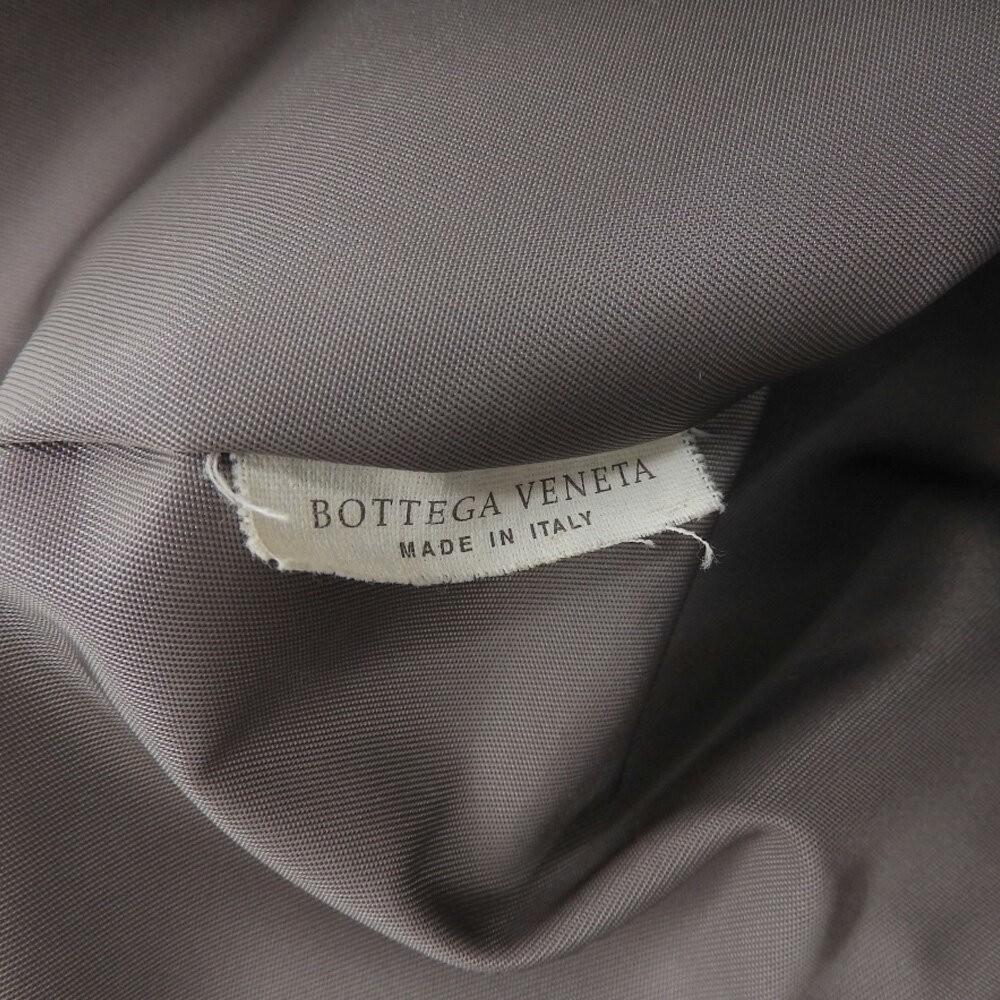 BOTTEGA VENETA Hand Bag Tote Purse Intrecciato Nylon Brown Authentic
