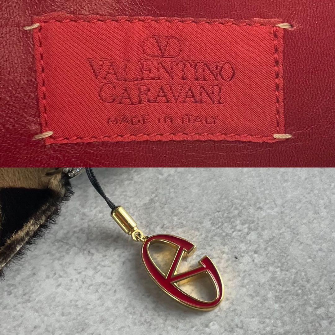 Valentino Garavani Hand Shoulder Bag Tote Purse Black Authentic