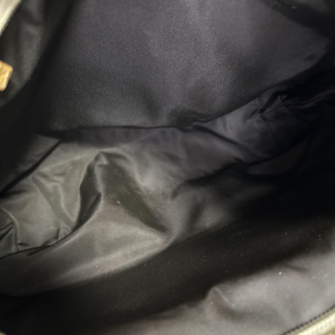 GUCCI Hand Bag Tote Purse GG Canvas Leather Brown Authentic