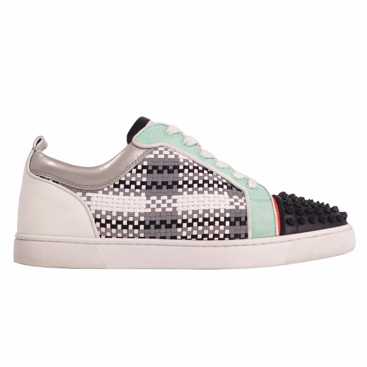 Christian Louboutin Sneakers Shoes Low-Cut Studs EU 43 US 10 Multicolor Auth