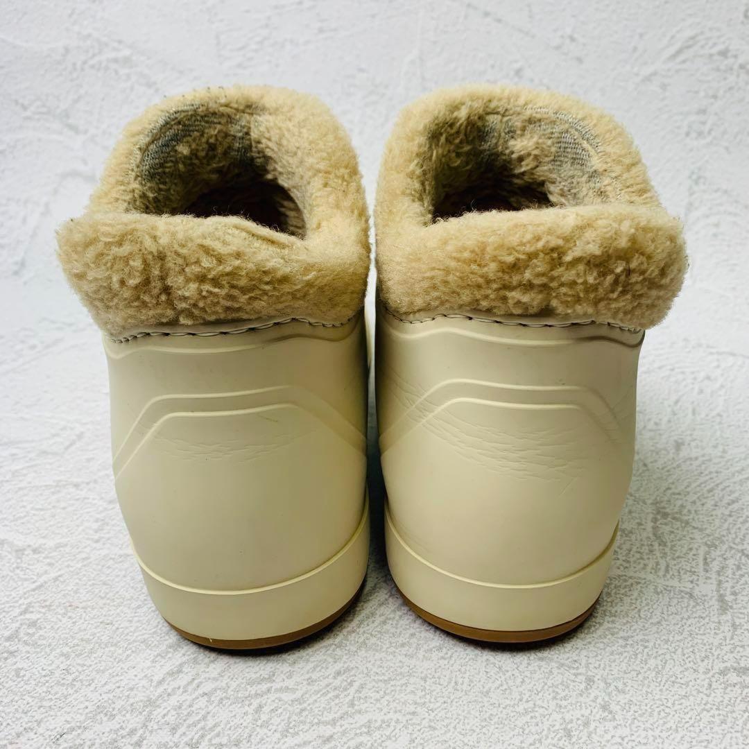 GUCCI Boots Shoes Mouton Interlocking EU 36 US 6 Off White Authentic