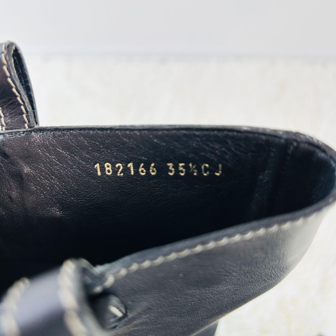 GUCCI Long Boots Shoes Interlocking GG EU 35.5 US 5.5 Black Authentic