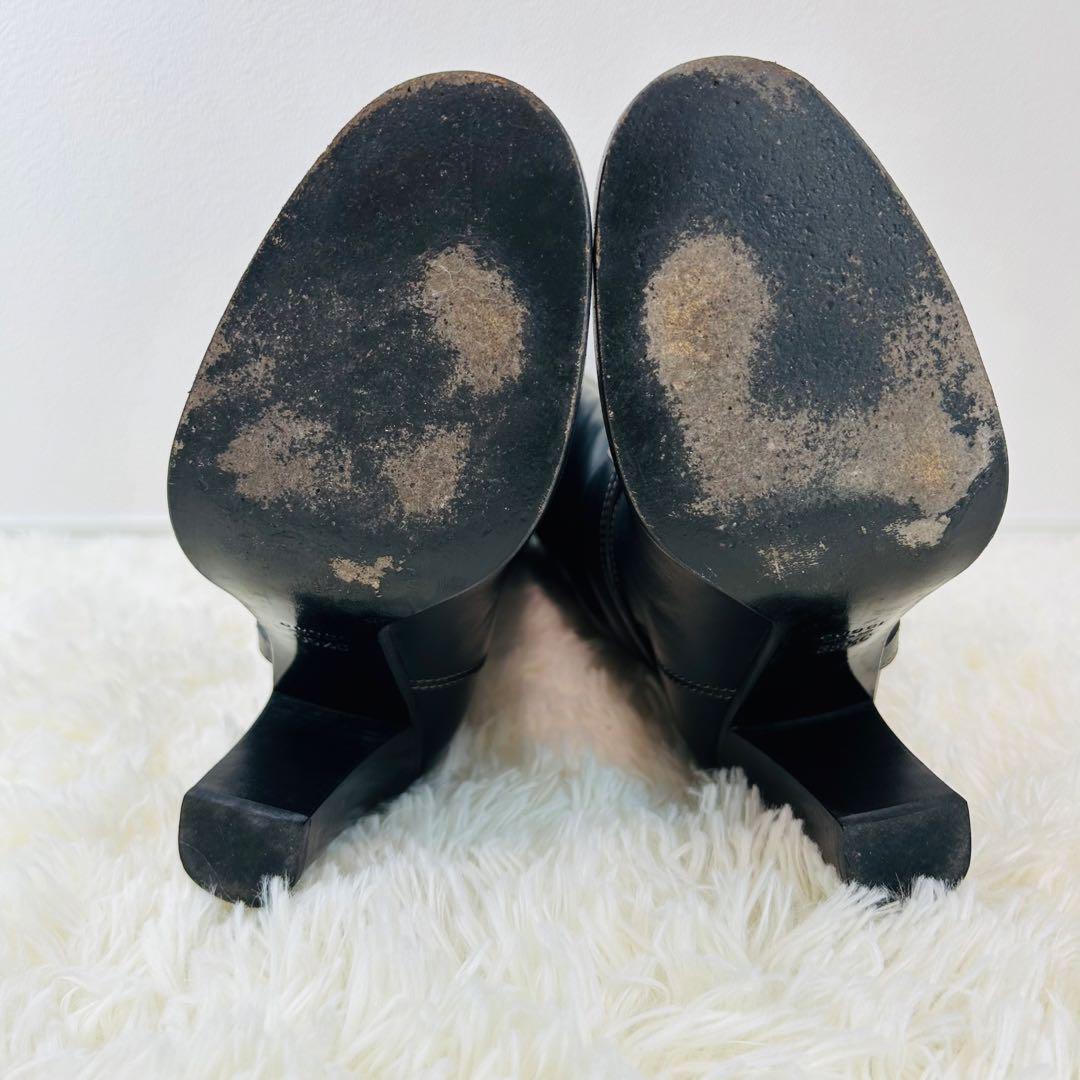 GUCCI Long Boots Shoes Interlocking GG EU 35.5 US 5.5 Black Authentic