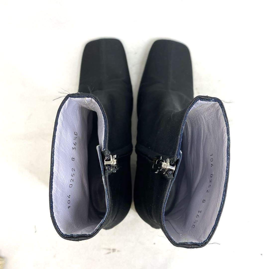 GUCCI Short Boots Shoes EU 36.5 US 6.5 Nylon Black Authentic