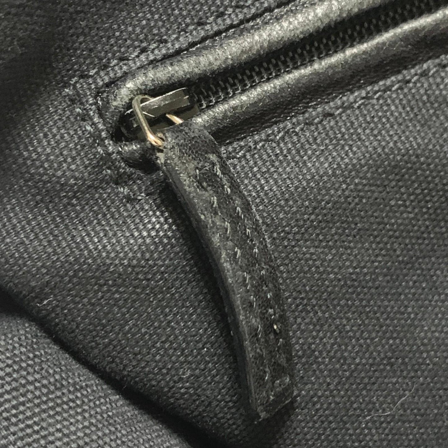 Saint Laurent Bag Easy YSL Boston Hand Tote Purse Leather Black Silver Authentic