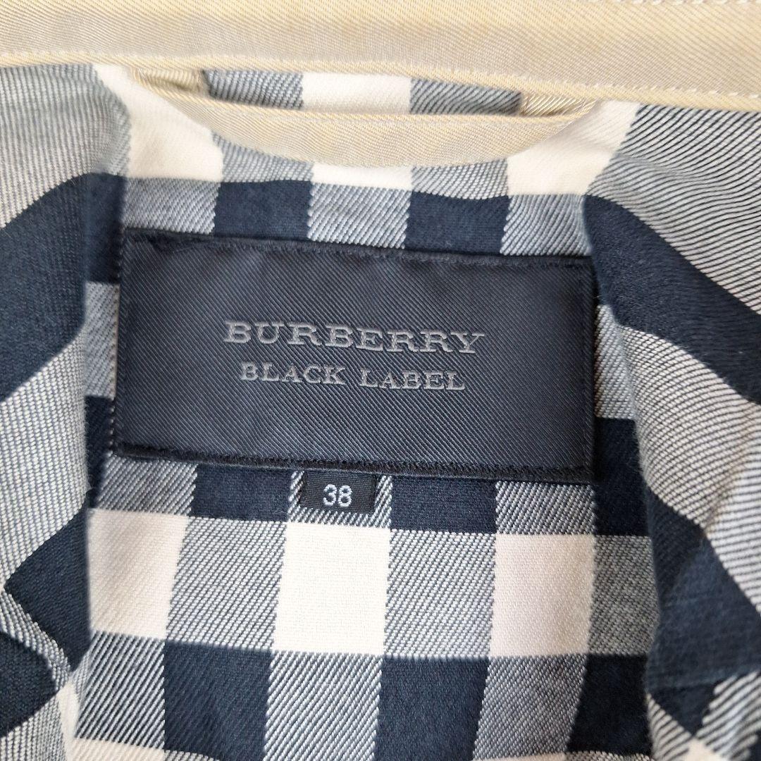 BURBERRY BLACK LABEL Coat Nova Check Asian fit M 38 US size S Beige Authentic