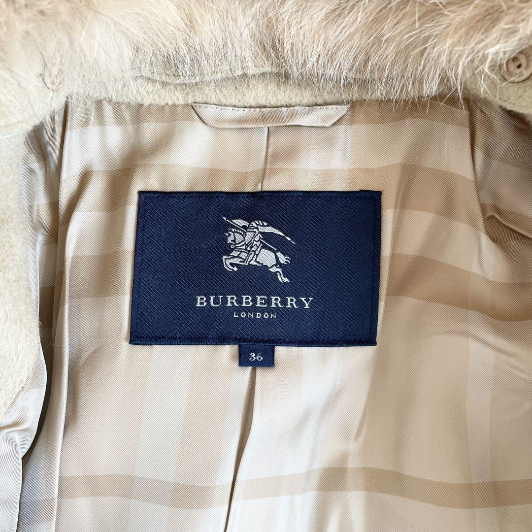 BURBERRY LONDON 2way Long Coat Nova Check Asian fit S US size XS Beige Authentic