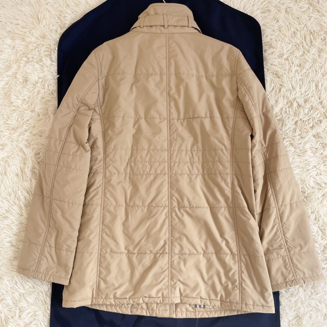 BURBERRY LONDON Jumper Blouson Nova Check Asian fit M US size S Beige Authentic
