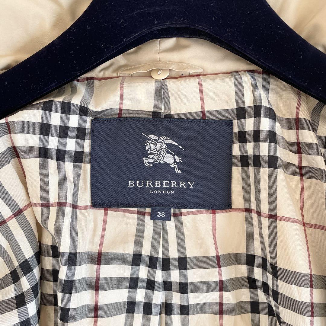BURBERRY LONDON Jumper Blouson Nova Check Asian fit M US size S Beige Authentic