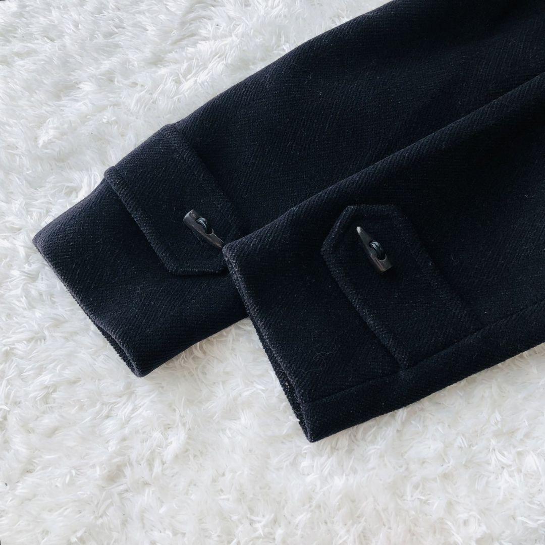 BURBERRY LONDON Duffle Coat Asian fit L 40 US size M Black Authentic