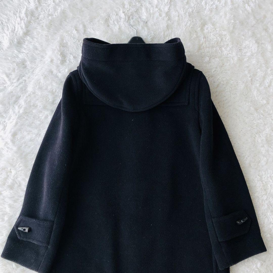 BURBERRY LONDON Duffle Coat Asian fit L 40 US size M Black Authentic
