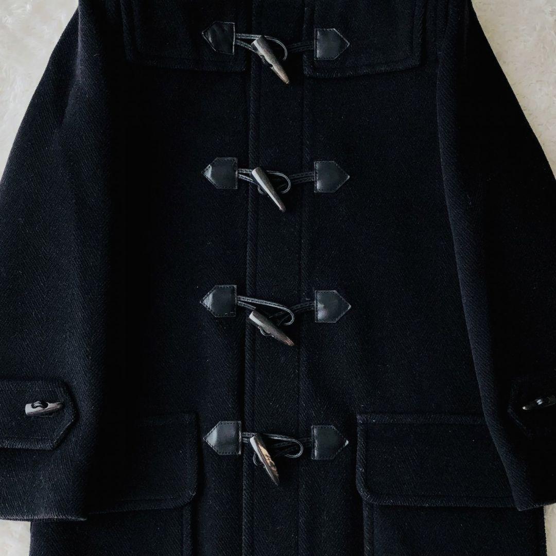BURBERRY LONDON Duffle Coat Asian fit L 40 US size M Black Authentic