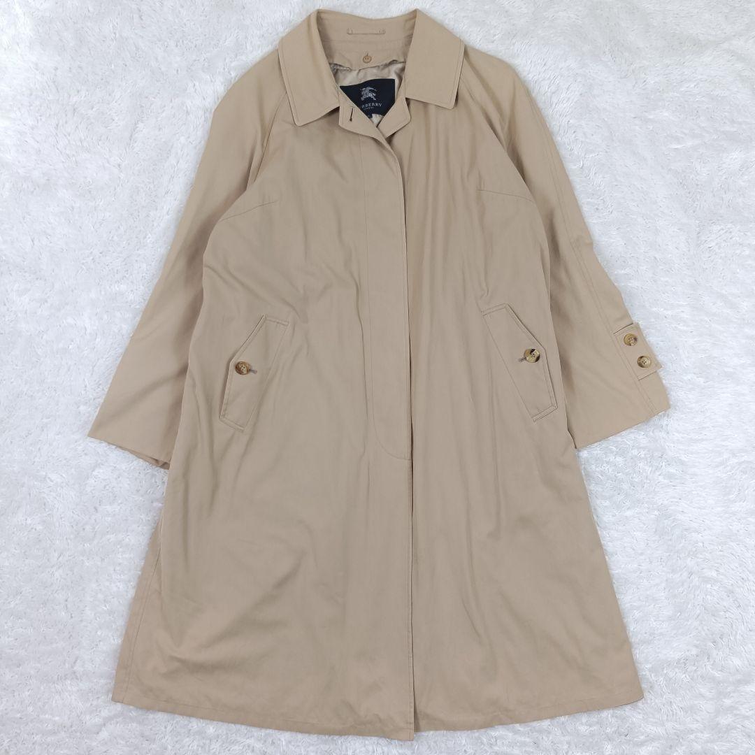 BURBERRY LONDON Coat Nova Check Asian fit 2XL US size XL Beige Authentic