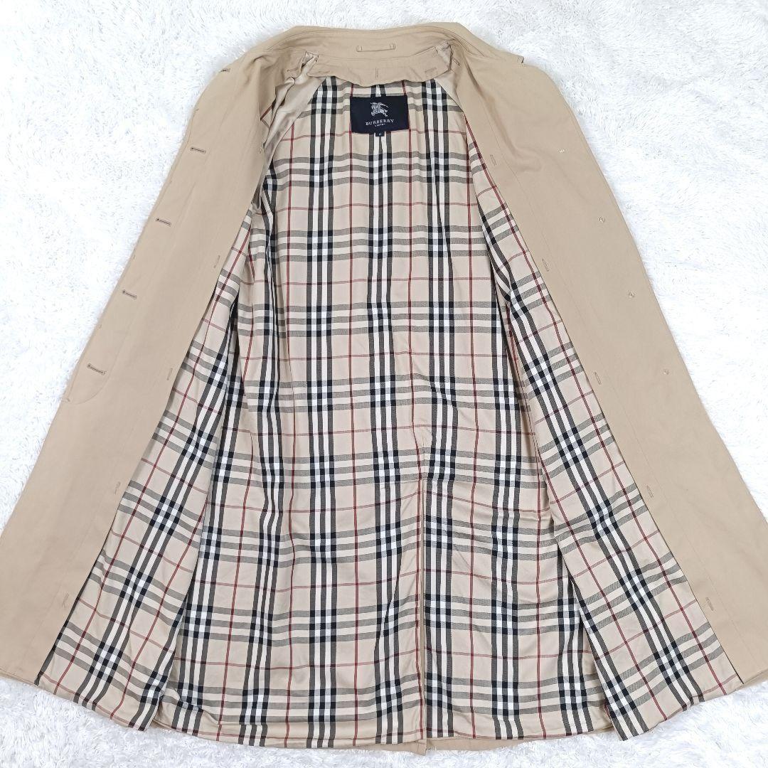 BURBERRY LONDON Coat Nova Check Asian fit 2XL US size XL Beige Authentic