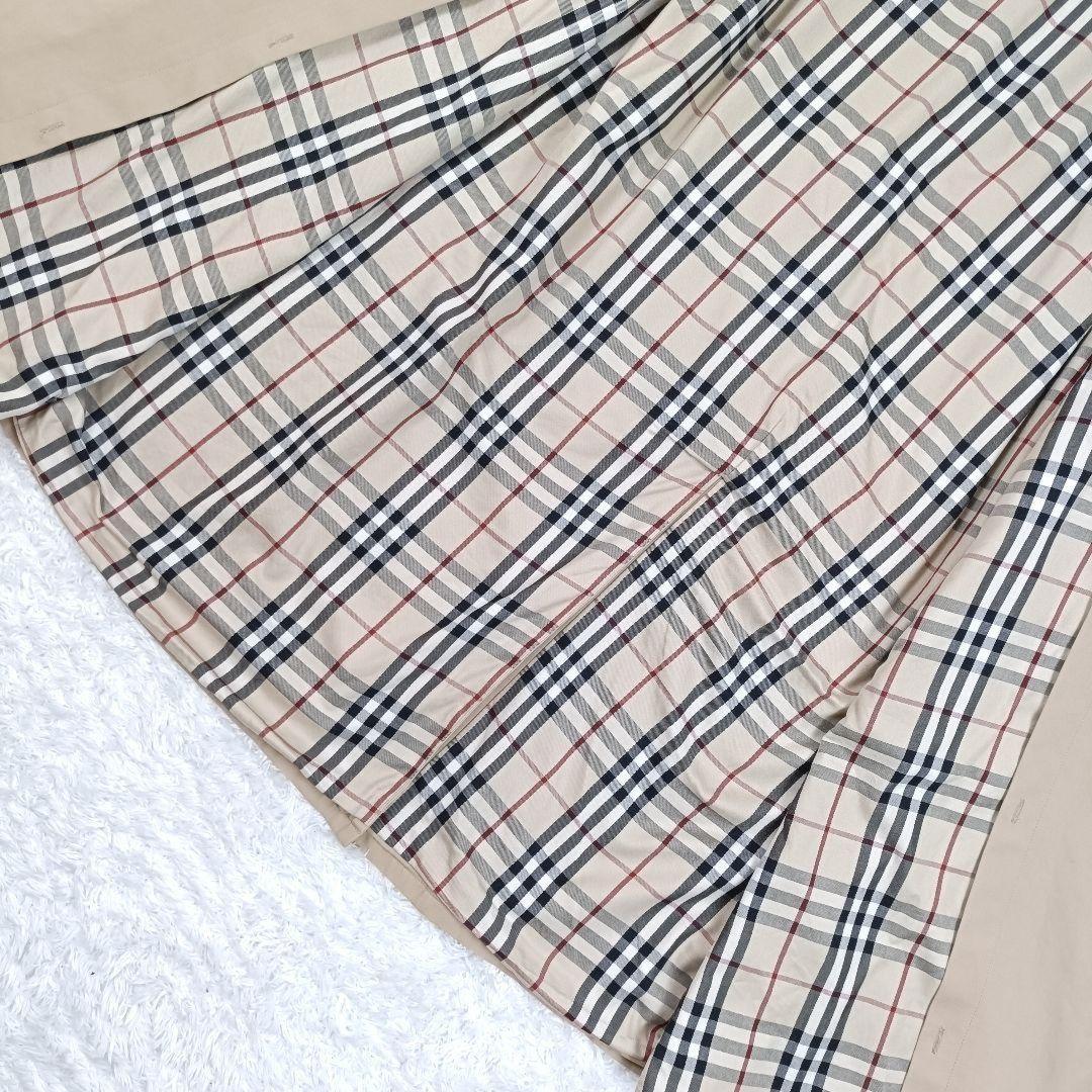 BURBERRY LONDON Coat Nova Check Asian fit 2XL US size XL Beige Authentic