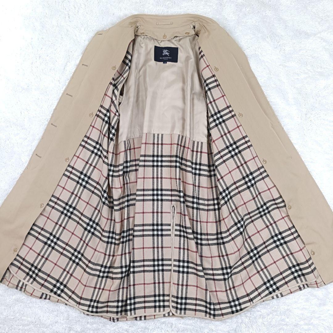 BURBERRY LONDON Coat Nova Check Asian fit 2XL US size XL Beige Authentic