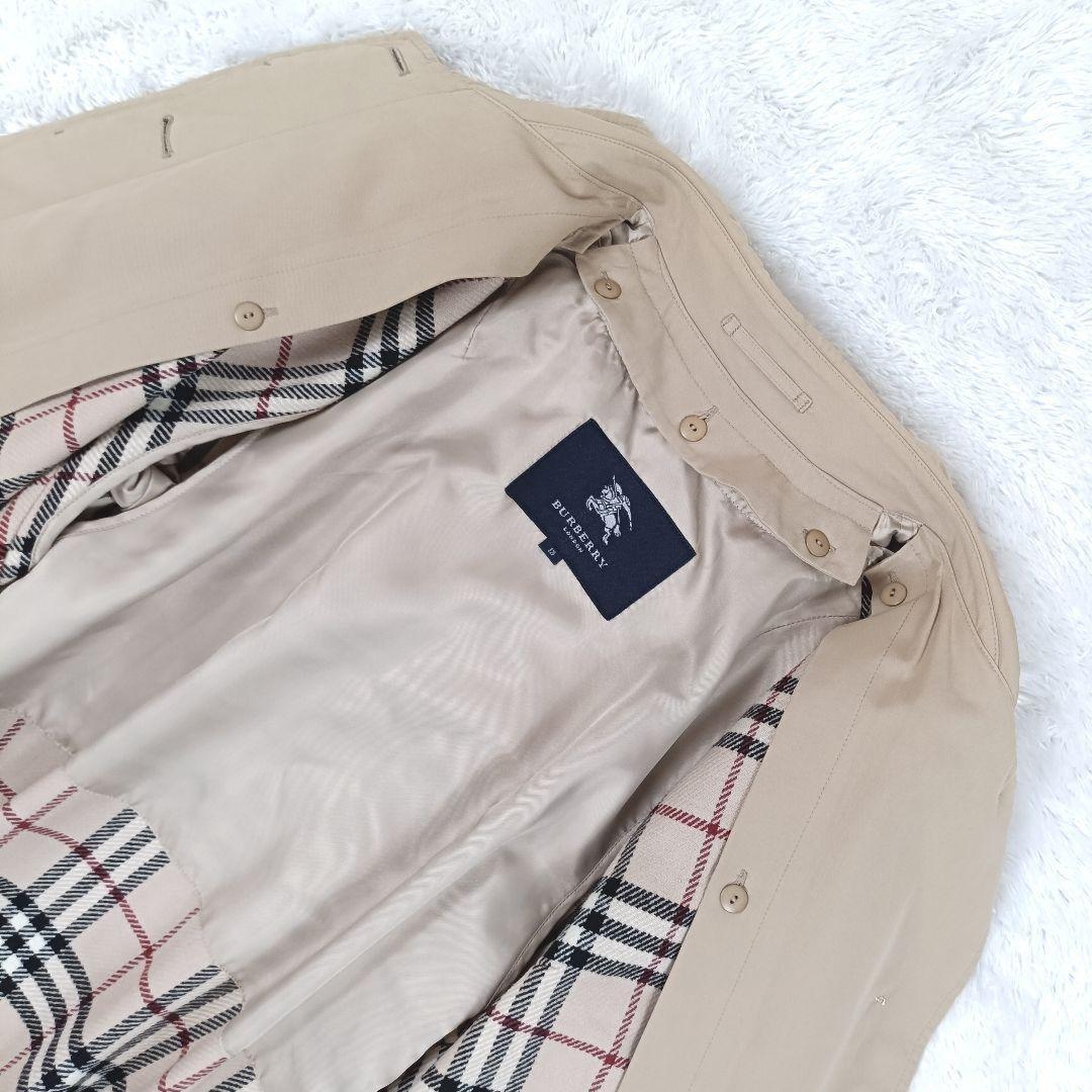 BURBERRY LONDON Coat Nova Check Asian fit 2XL US size XL Beige Authentic