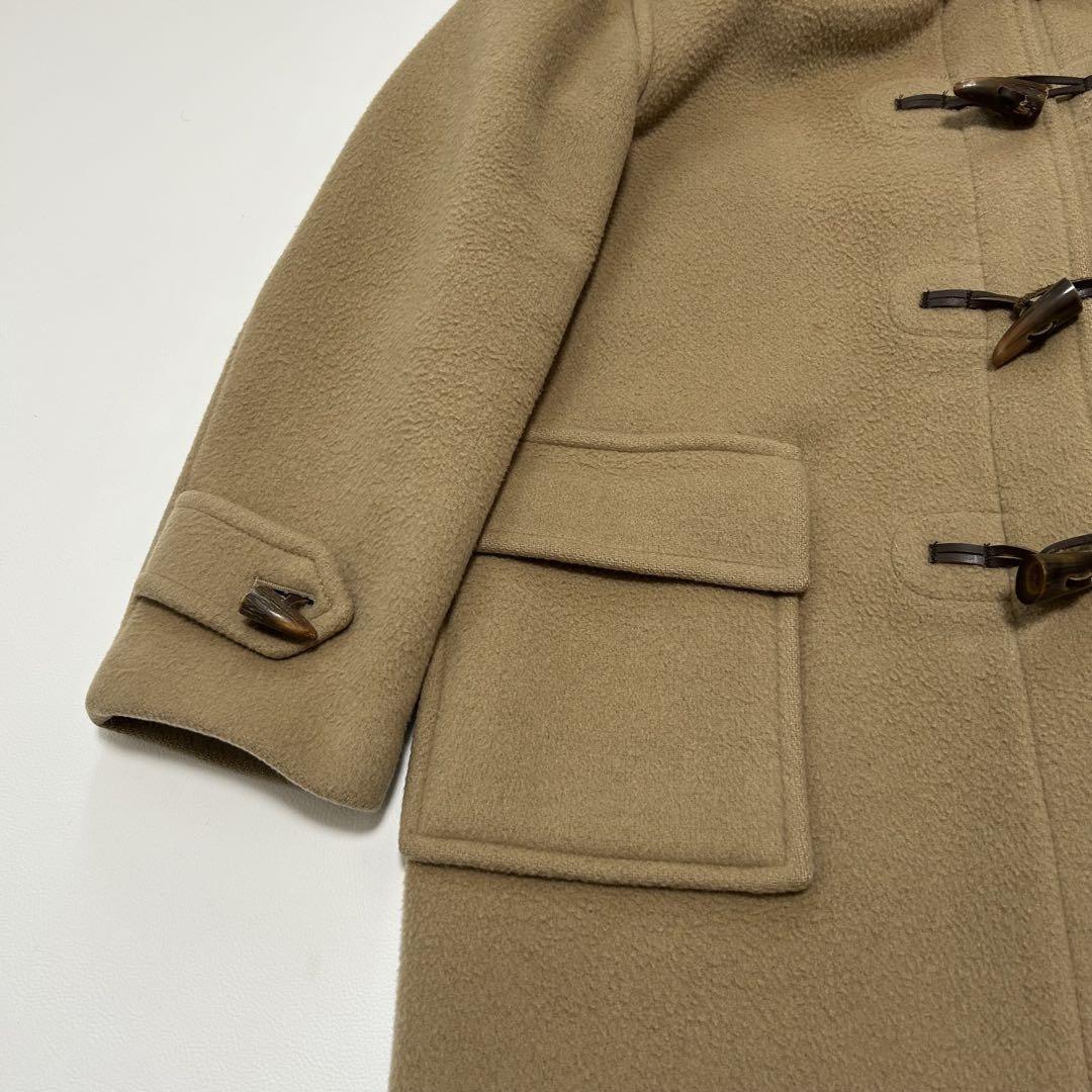 BURBERRY Duffle Coat Nova Check Asian fit XL US size L Camel Authentic