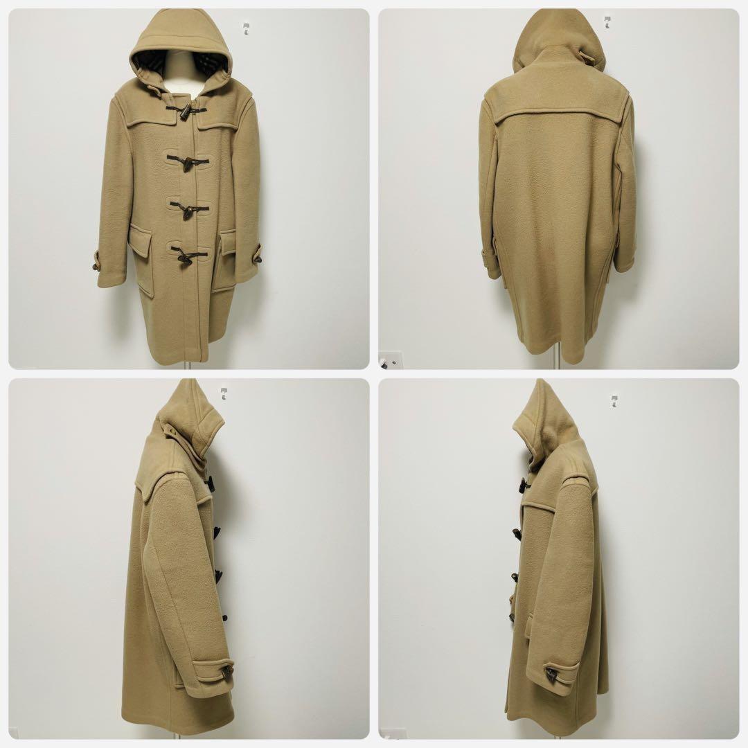 BURBERRY Duffle Coat Nova Check Asian fit XL US size L Camel Authentic