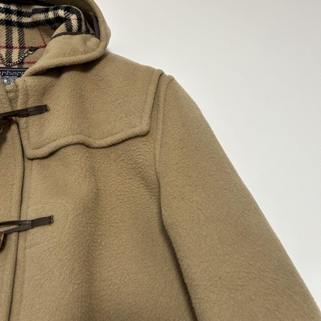 BURBERRY Duffle Coat Nova Check Asian fit XL US size L Camel Authentic