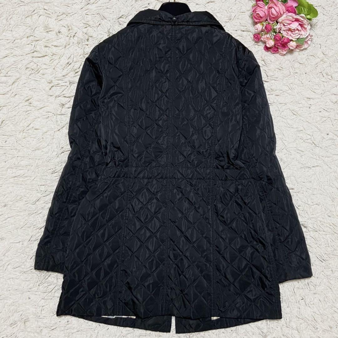 BURBERRY LONDON Quilting Coat Nova Check Asian fit 2XL 44 US size XL Black Auth