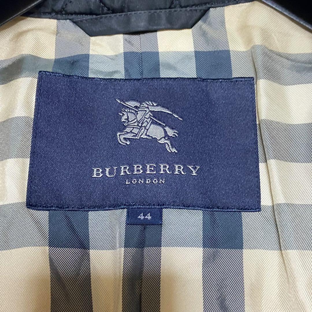 BURBERRY LONDON Quilting Coat Nova Check Asian fit 2XL 44 US size XL Black Auth
