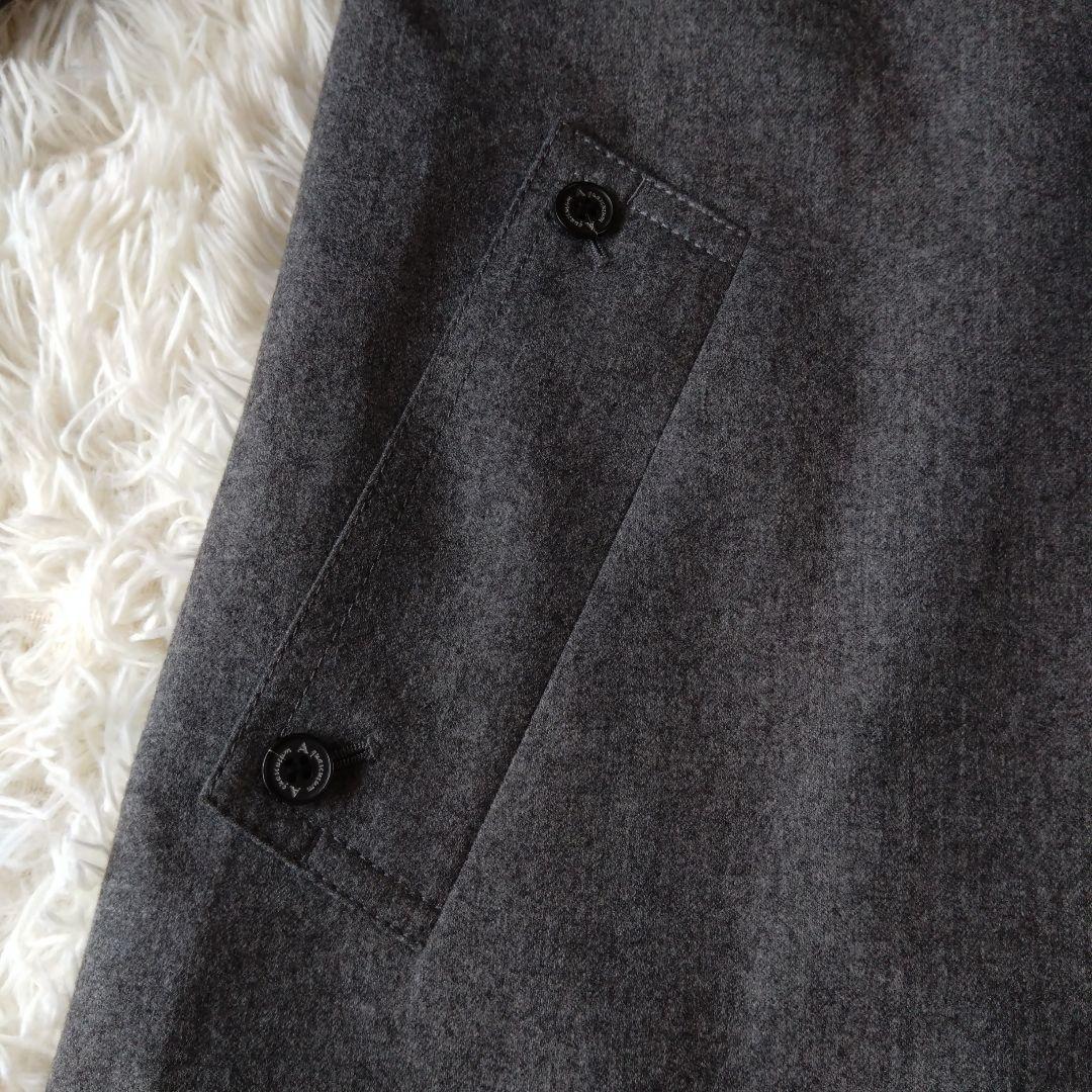 Aquascutum Lolopiana Long Coat Club Check Asian fit L US size M Gray Authentic