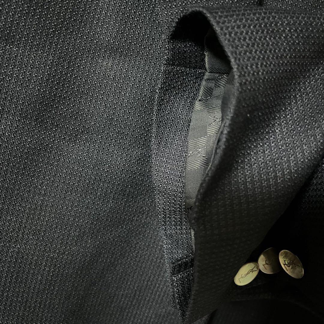 Saint Laurent Tailored Jacket Asian fit XL US size L Navy Authentic