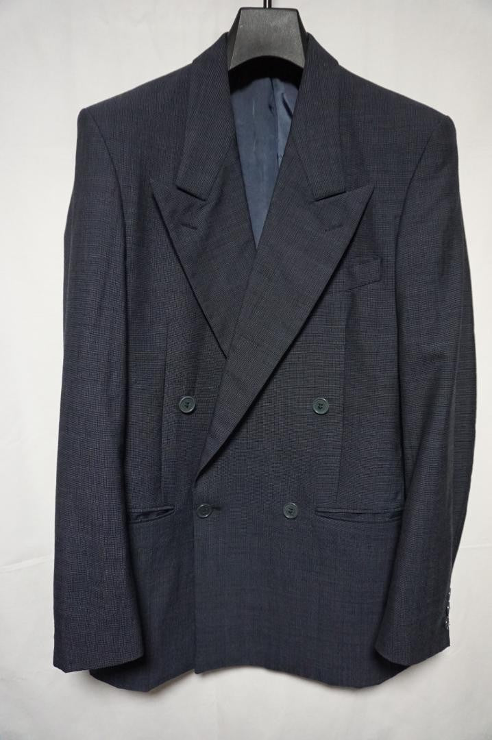 Saint Laurent Tailored Jacket Asian fit M US size S Blue Gray Authentic