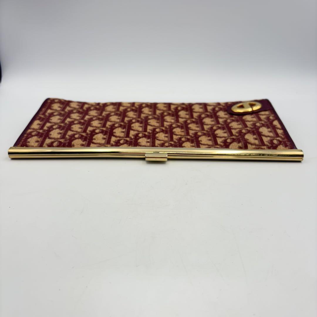 Christian Dior Clutch Bag Second Bag Trotter Red Authentic