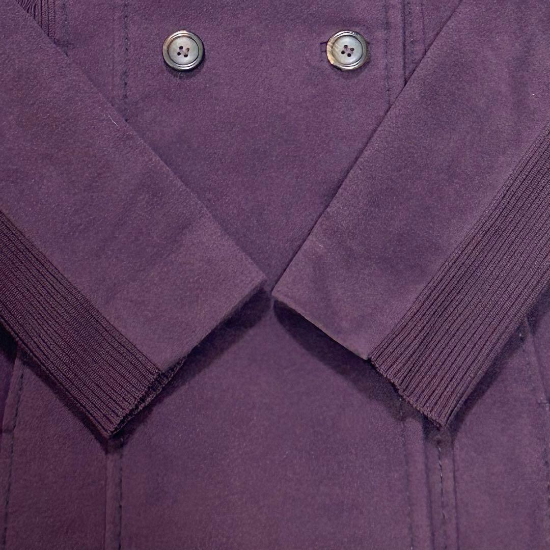Max Mara SPORTMAX Long Coat Asian fit L 40 US size M Bordeaux Authentic