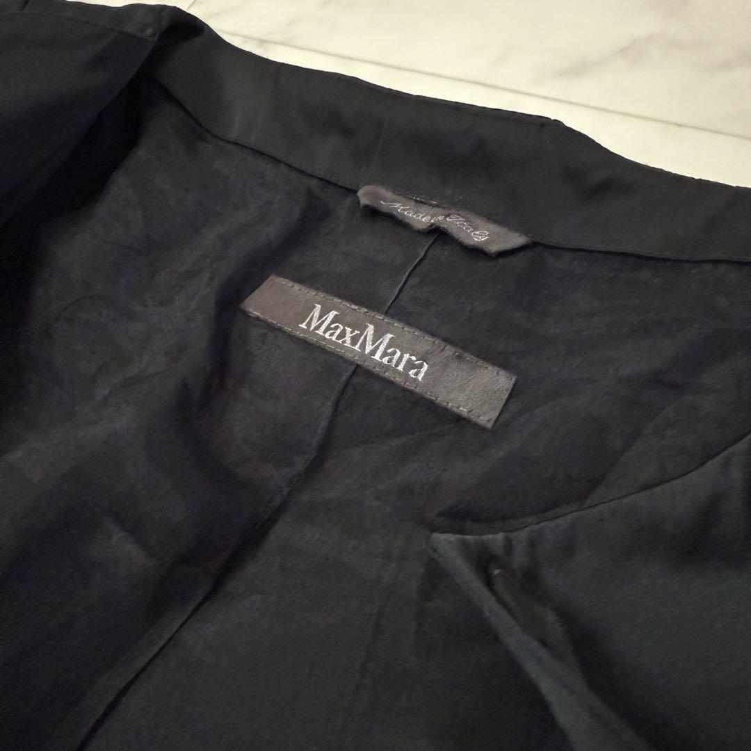 Max Mara Coat Asian fit M 38 US size S Black Authentic
