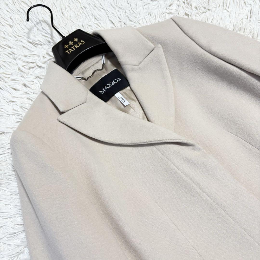 Max Mara MAX&Co. Chester Coat Asian fit L 40 US size M Off White Authentic