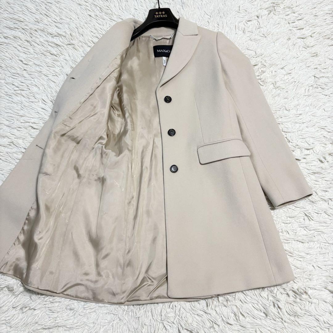 Max Mara MAX&Co. Chester Coat Asian fit L 40 US size M Off White Authentic