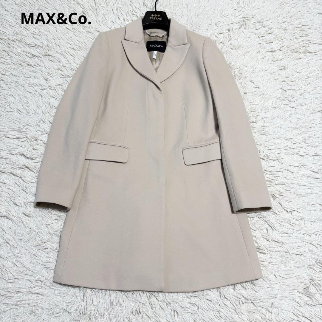 Max Mara MAX&Co. Chester Coat Asian fit L 40 US size M Off White Authentic