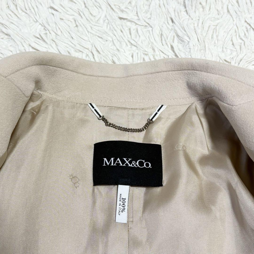 Max Mara MAX&Co. Chester Coat Asian fit L 40 US size M Off White Authentic