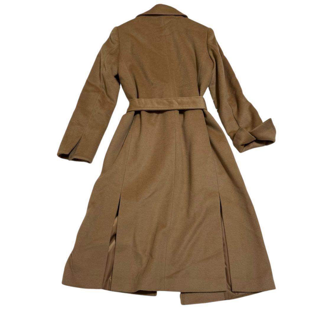 Max Mara MAX&Co. Long Coat Asian fit L 40 US size M Beige Authentic